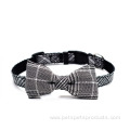 Cute Classic Plaid Bow Tie Puppy Dog Collar